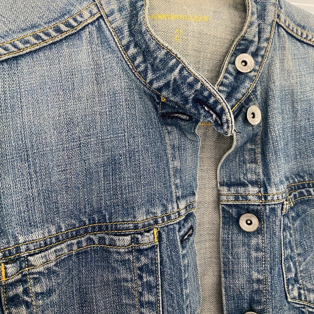 paperdenim&cloth Crop Denim Jacket